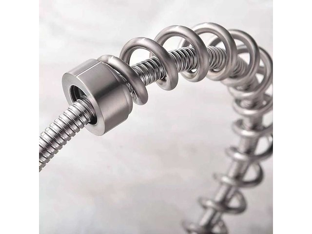 Keukenkranen met uittrekbare sproeikop chroom - afbeelding 2 van  2