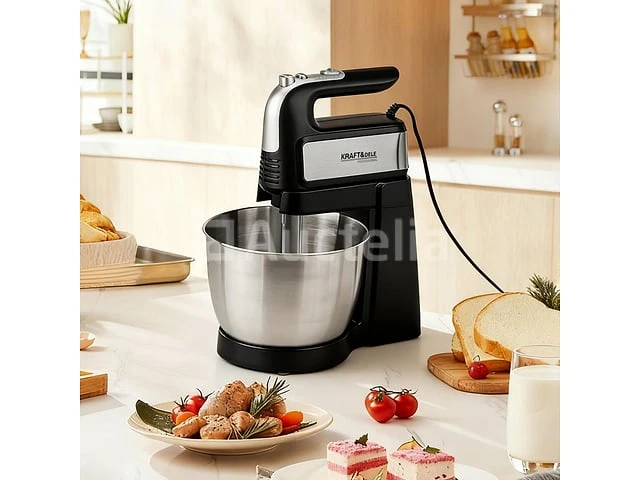 Keukenmachine met kom 1000w 4,5l - afbeelding 5 van  5