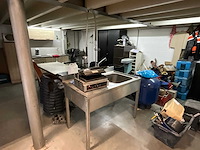 Keukenopstelling rvs met wasbak + grill - afbeelding 2 van  6