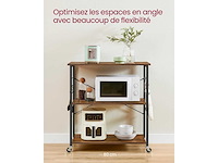 Keukenplank met wielen, 3-lags kar - afbeelding 3 van  5