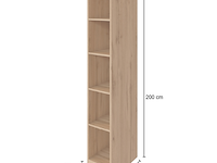 Keukenrek sorrella 4 legplanken - grafiet - afbeelding 1 van  4