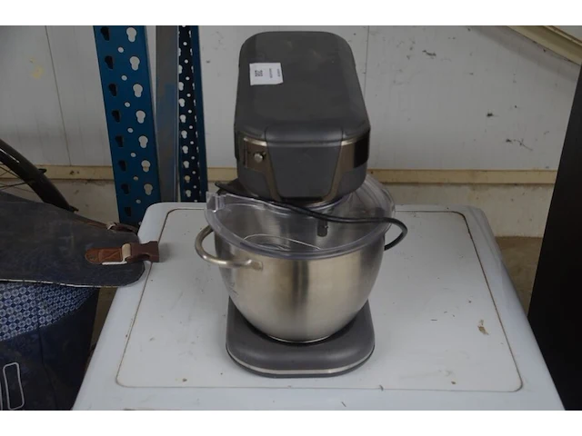 Keukenrobot domo , elektrisch snijmachine primo as 2-c, koffiezetmachine philips hd7765, naaimachine medion md17187, grill solis typ814, stomer karcher sc3 deluxe (niet compleet), stoomgenerator calor sv7040 (alles niet getest) - afbeelding 10 van  24