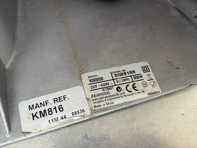 Keukenrobot kenwood major classic km816 - afbeelding 6 van  10