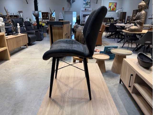 Keukenstoel antraciet (6x) - afbeelding 2 van  3