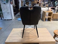 Keukenstoel halfrond (4x) antraciet - afbeelding 3 van  3