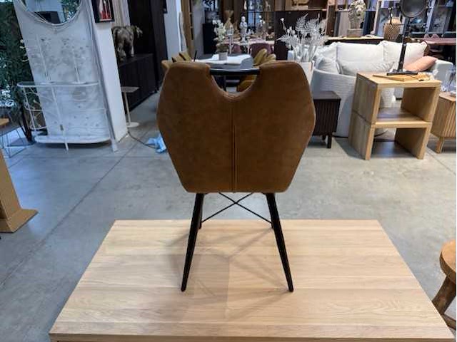 Keukenstoel natascha (4x) cognac - afbeelding 3 van  3