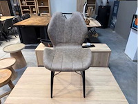 Keukenstoel natascha (4x) grijs - afbeelding 1 van  3