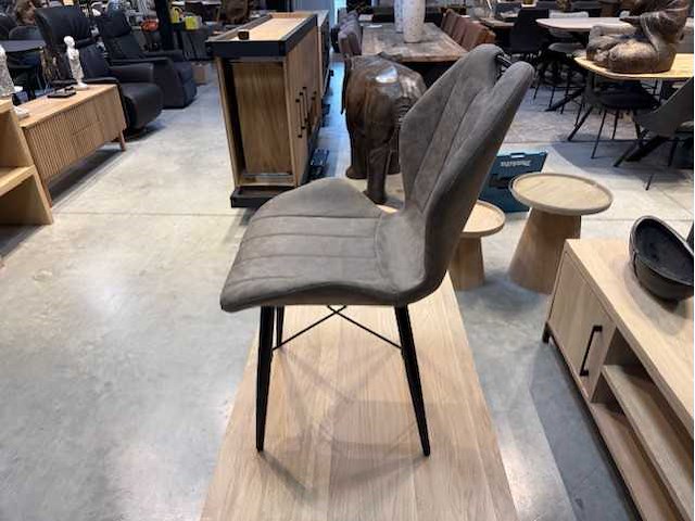 Keukenstoel natascha (4x) grijs - afbeelding 2 van  3