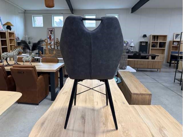 Keukenstoel natascha (6x) antraciet - afbeelding 3 van  3