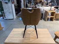 Keukenstoel natascha (6x) taupe - afbeelding 3 van  3