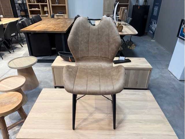 Keukenstoel natascha (6x) taupe - afbeelding 1 van  3