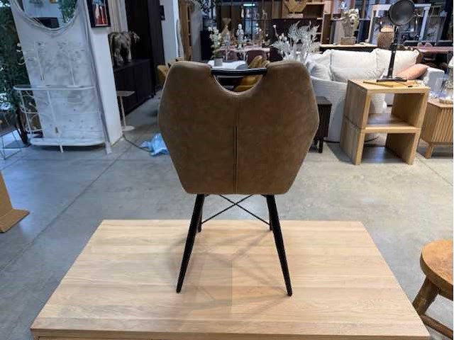 Keukenstoel natascha (6x) taupe - afbeelding 3 van  3