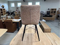 Keukenstoel taupe (6x) - afbeelding 3 van  3