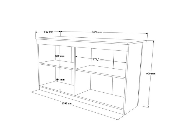 Keukentafels, wit - afbeelding 7 van  8