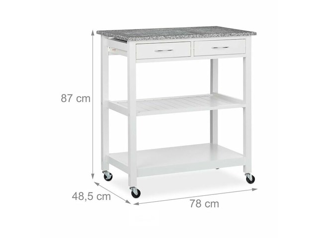 Keukentrolley 3 etages - afbeelding 5 van  8