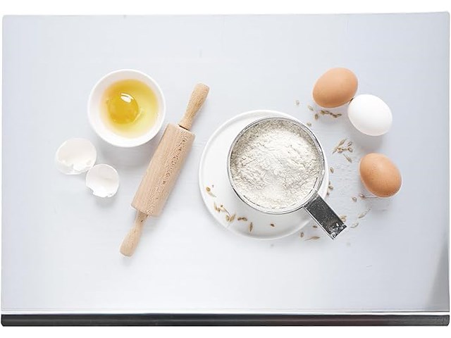 Keukenwerkblad van roestvrij staal, 70 x 50 cm - afbeelding 1 van  4