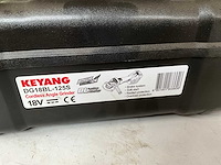 Keyang dg18bl-125s haakse slijpmachine met 2 accu’s en lader - afbeelding 4 van  4