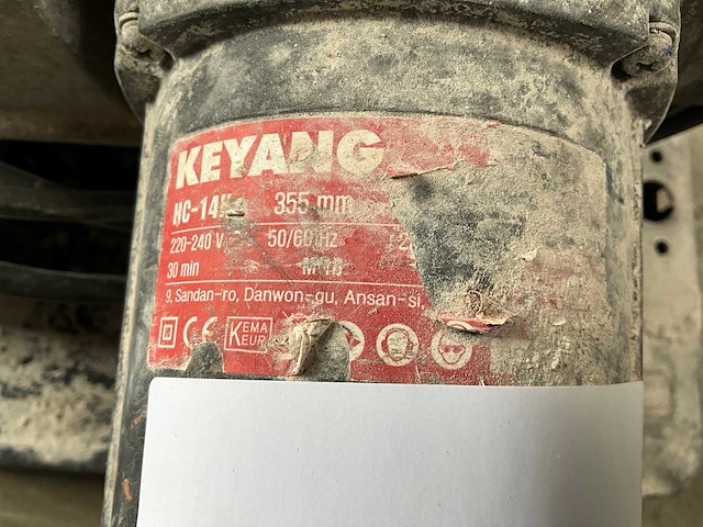 Keyang hc-14k steenzaagmachine - afbeelding 3 van  4