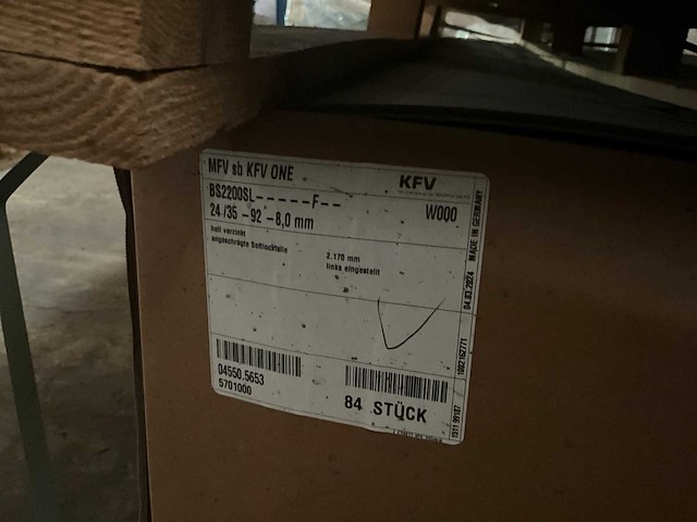 Kfv one bs2200sl meerpuntssluitingen (84x) - (kp1010) - afbeelding 8 van  8