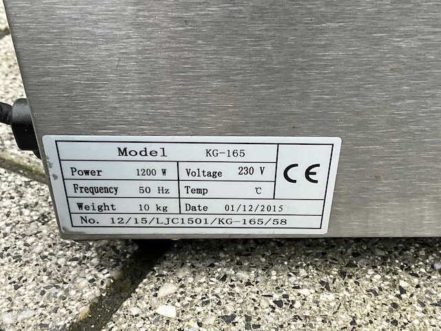 Kg-165 au-bain-marie - afbeelding 6 van  6