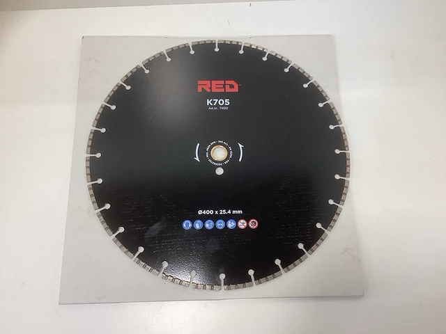 Kgs - red - diamantslijpschijf 400mm - afbeelding 2 van  6