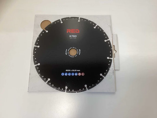Kgs k780 diamantslijpschijf 230mm red - afbeelding 1 van  6