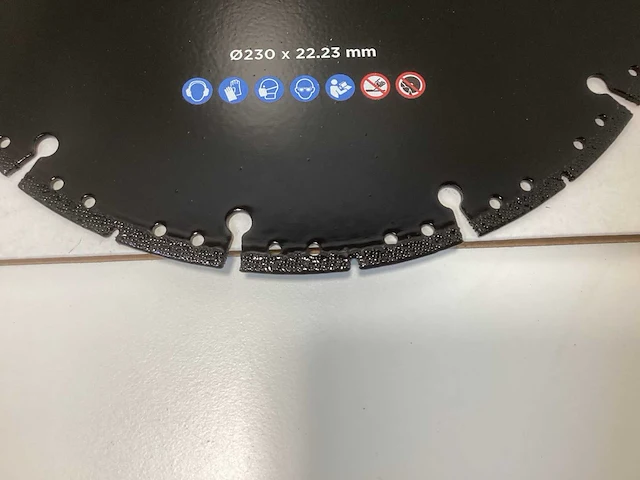 Kgs k780 diamantslijpschijf 230mm red - afbeelding 2 van  6