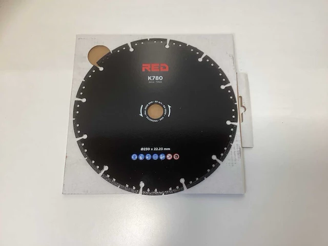 Kgs k780 diamantslijpschijf 230mm red - afbeelding 4 van  6