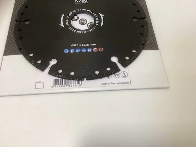 Kgs red diamantslijpschijf 125mm - afbeelding 4 van  6