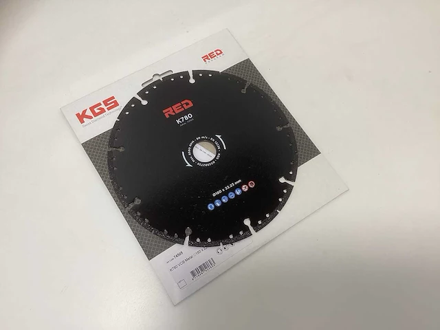 Kgs red diamantslijpschijf 180mm - afbeelding 2 van  6