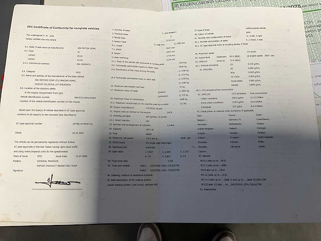 Kia sorento - 2006 - afbeelding 31 van  42