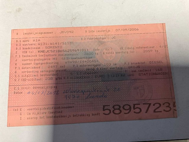 Kia sorento - 2006 - afbeelding 33 van  42