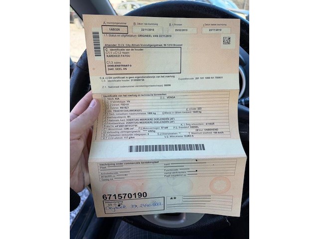 Kia venga, 2010 - afbeelding 13 van  21