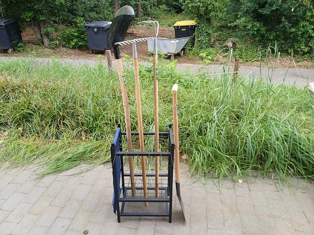 Kibani opbergsysteem incl 4 tuintools - afbeelding 1 van  10