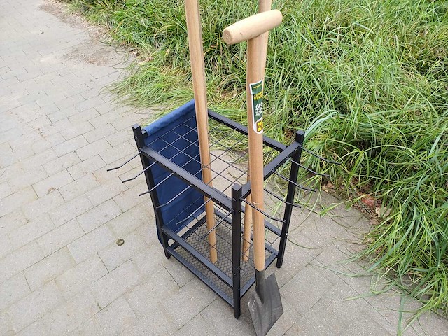 Kibani opbergsysteem incl 4 tuintools - afbeelding 2 van  10