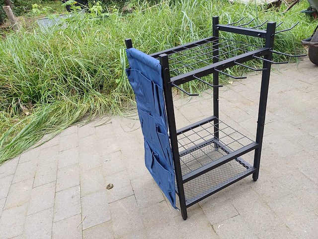 Kibani opbergsysteem incl 4 tuintools - afbeelding 4 van  10