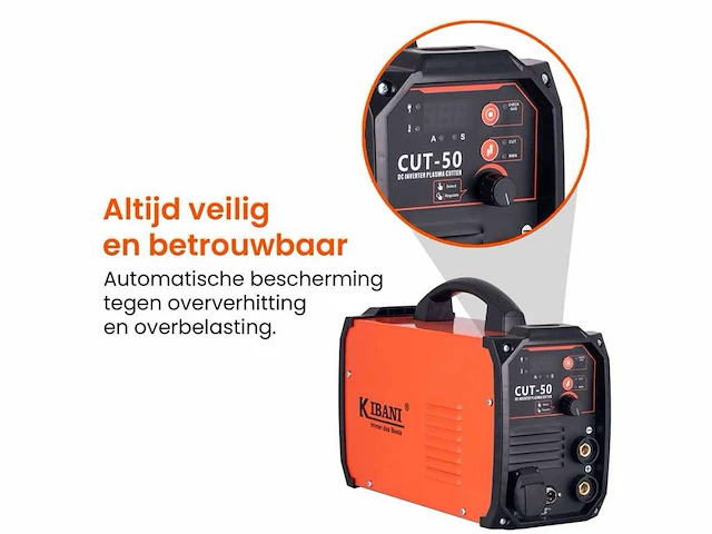 Kibani plasmasnijder 2-in-1 - plasmasnijden & mma-lassen - afbeelding 7 van  7