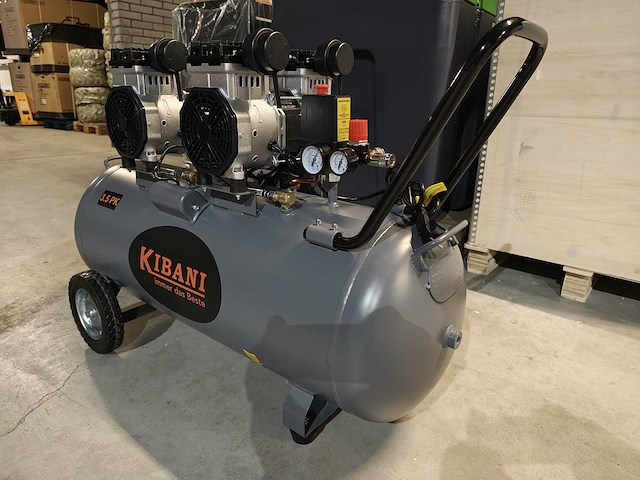 Kibani stille compressor 100 liter - afbeelding 7 van  14