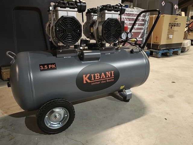 Kibani stille compressor 100 liter - afbeelding 1 van  3