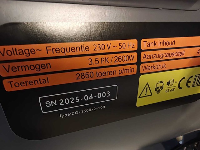 Kibani stille compressor 100 liter - afbeelding 3 van  4