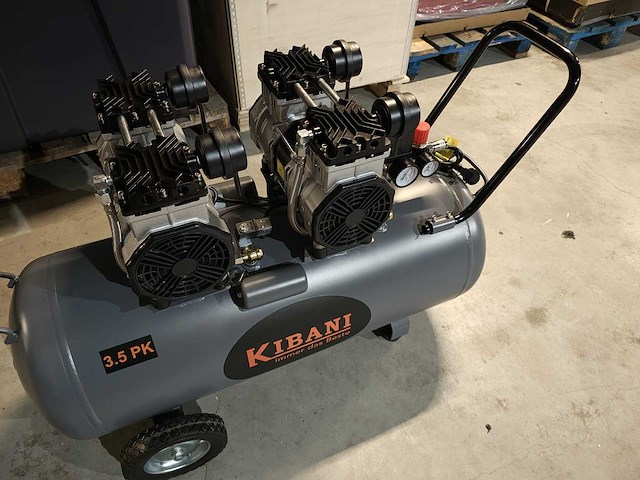 Kibani stille compressor 100 liter - afbeelding 4 van  14