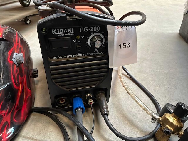 Kibani tig-200 lasapparaat met lasklem - afbeelding 1 van  3