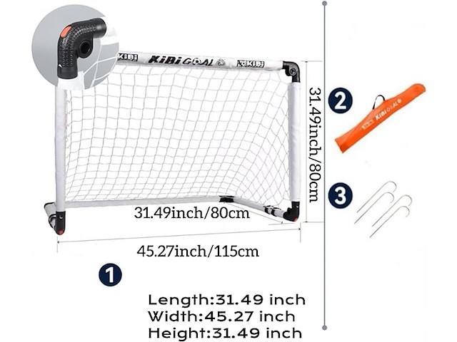 Kibigoal voetbaldoel - afbeelding 2 van  4