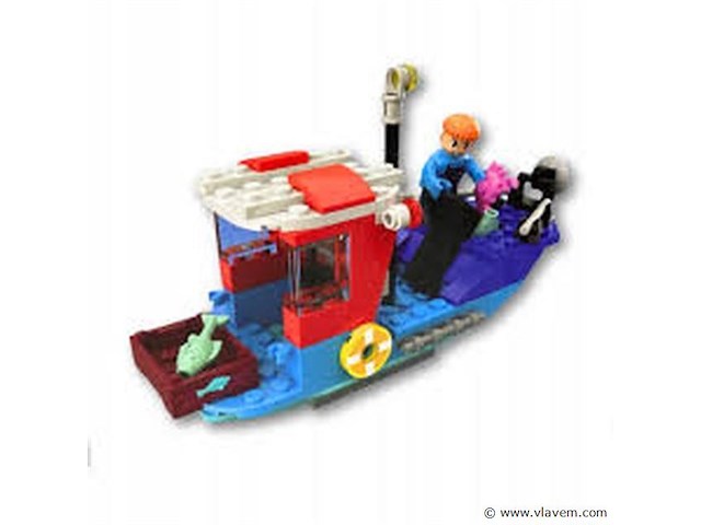 Kids bricks bouwdoos boot - afbeelding 4 van  4