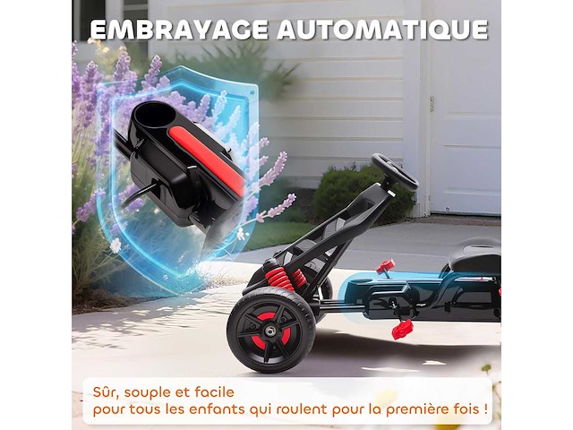 Kids trap kart - blauw - afbeelding 5 van  7