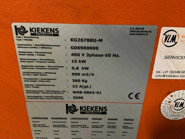 Kiekens kg20788u vacuümfiltersysteem - afbeelding 7 van  7