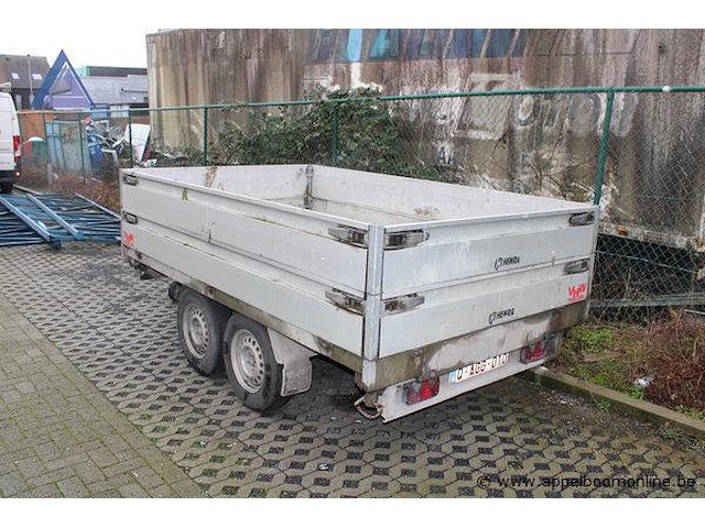 Kiep aanhangwagen henra, xlukp27c018126281, datum 1e insch 26/03/2018, kentekenbewijs deel i+ii, gelijkvormigheidsattest, identificatieverslag - afbeelding 2 van  5