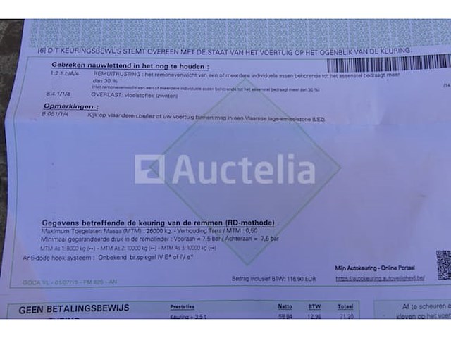 Kiepwagen man tga (2006-538,483 km)(vin: wmah26zz87m462135) - afbeelding 3 van  73