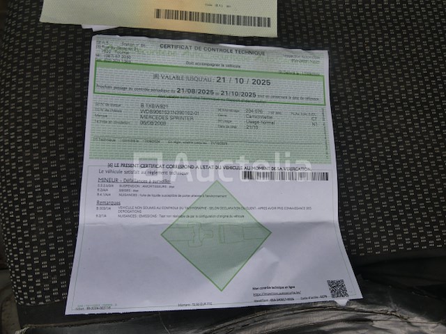 Kiepwagen mercedes-benz sprinter (2008-211,583 km) (vin: wdb9061531n390162) - afbeelding 13 van  32