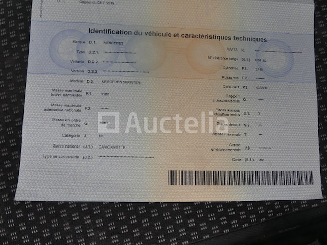Kiepwagen mercedes-benz sprinter (2008-211,583 km) (vin: wdb9061531n390162) - afbeelding 26 van  32